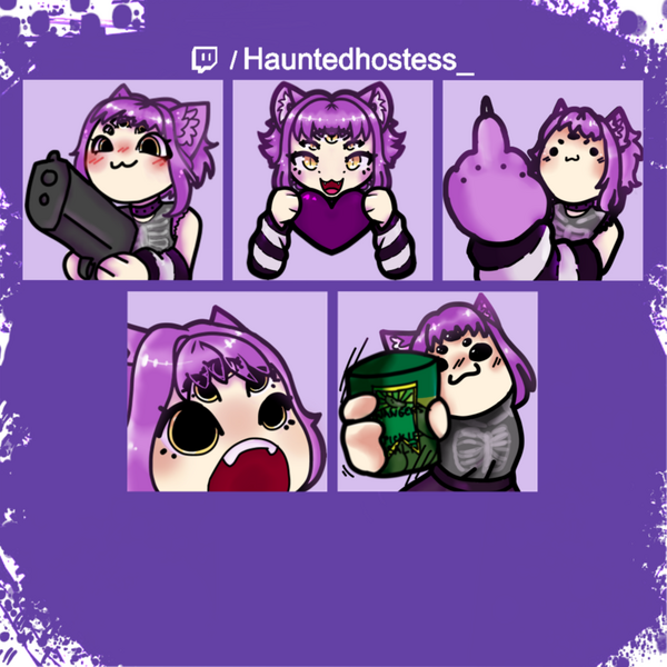 HauntedHostess_ Emotes